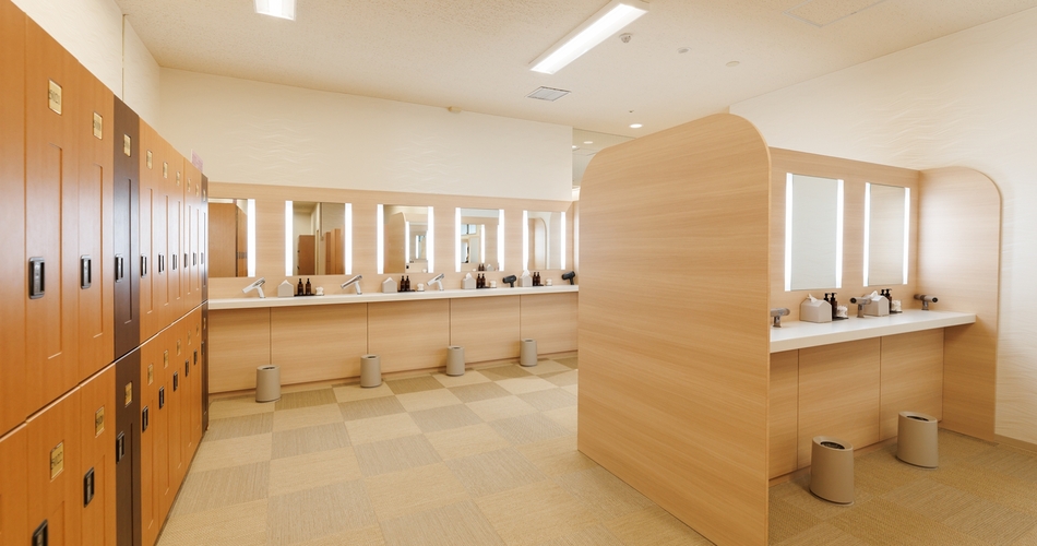 男女パウダーコーナー増設女性限定「ドライヤーバー」